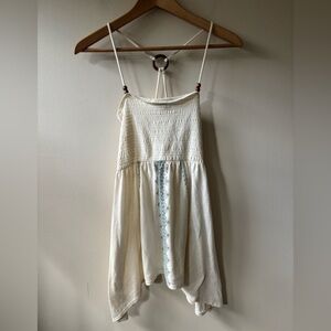 Decree Cream Boho Tank Top